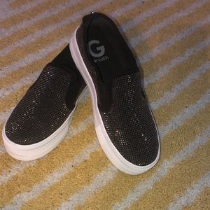 Guess rhinestone platform sneakers